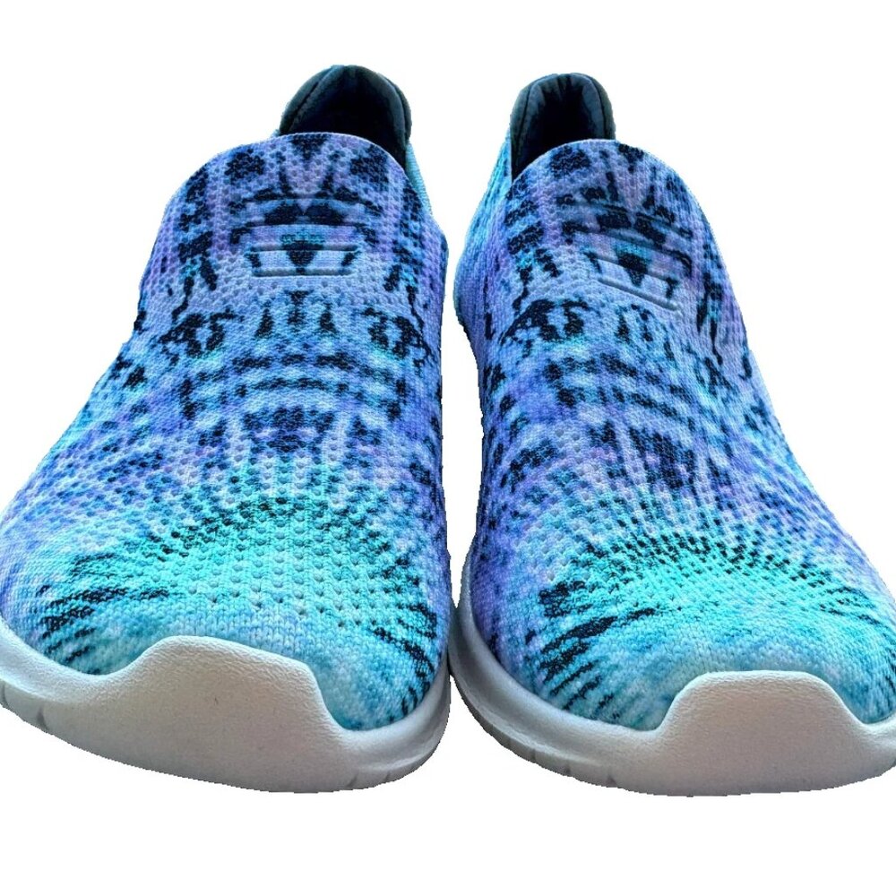 Skechers Women's Ultra Flex Ombre Bliss Walking Sneakers 6.5M 149435 Blue/Purple - Picture 7 of 11